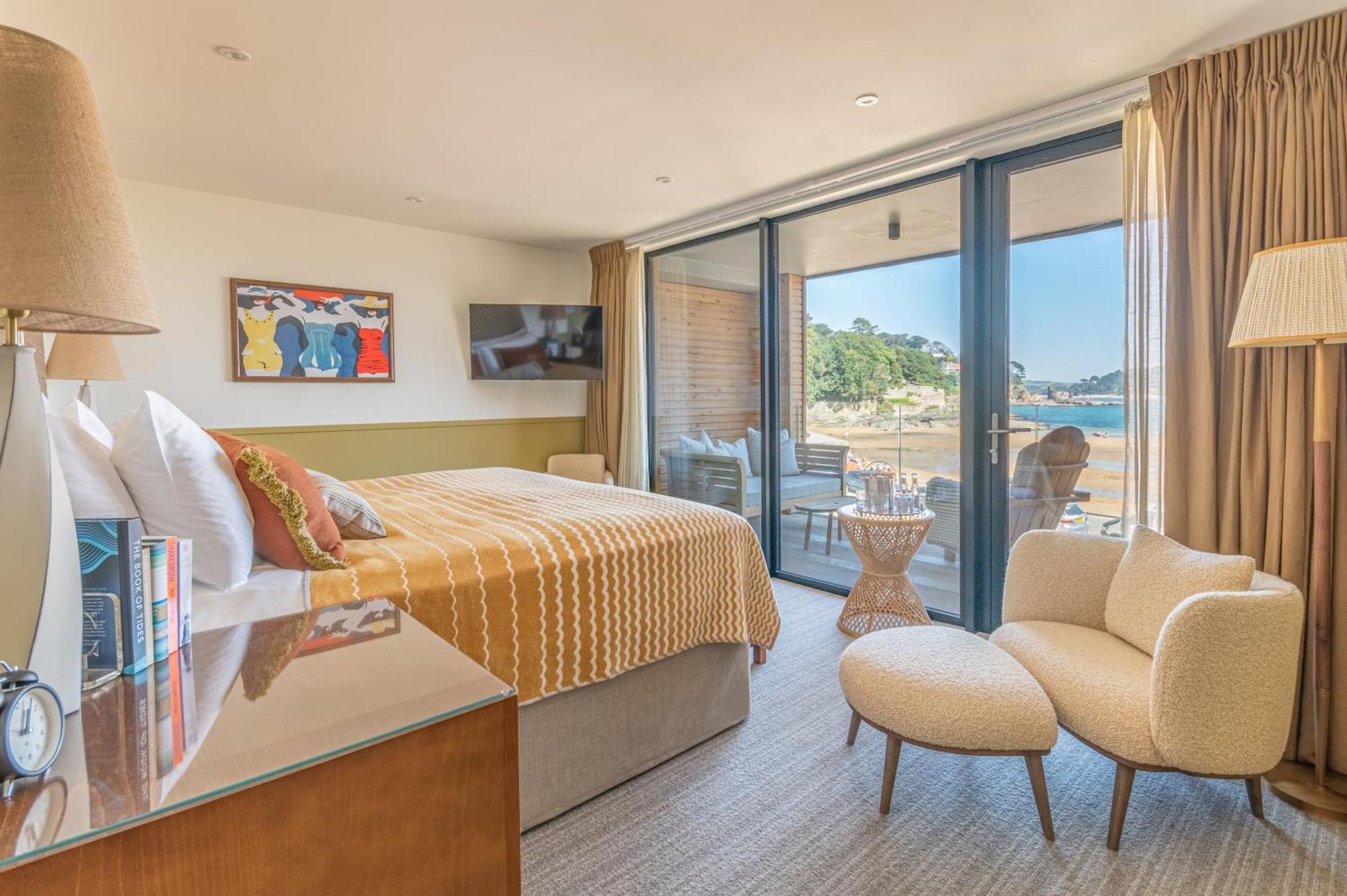 Harbour Beach Club, Hotel & Spa Salcombe Rom bilde